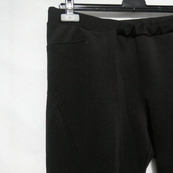 STUDIO POINT | 16.5 inch waist measured | Black Joggers | Faux Front Pockets - Picture 3 of 16